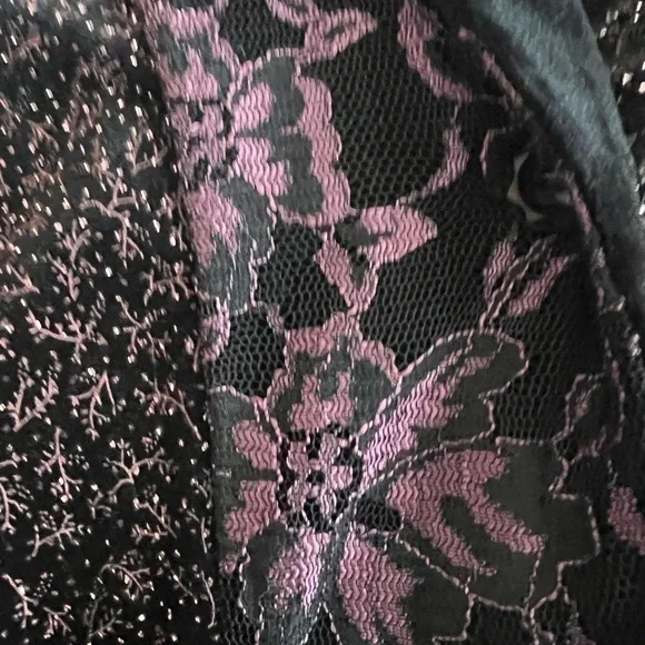 Notations Petite Women’s Velvet Velour Matching Set Blazer and Top Size PM - Picture 5 of 11